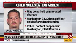 Man charged with child molestation in two counties