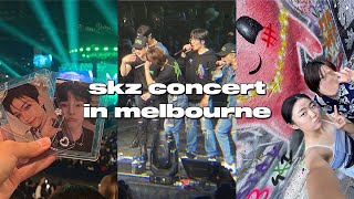 s4 vlog🧭 skz maniac concert in melbourne! grwm, concert fancam
