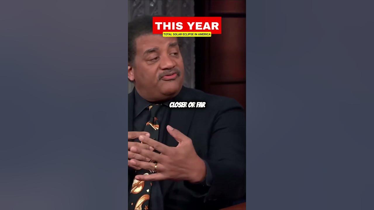 THIS YEAR... SOLAR ECLIPSE IS COMING! 🌕☀️ Neil deGrasse Tyson eclipse