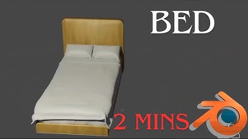 How to Make a Realistic Bed in Blender from Scratch - Complete Tutorial