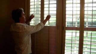 3 1/2 Double Panel Shutters With Divider Rails