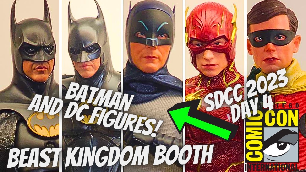 Batman And Stunning DC Figures Beast Kingdom Booth SDCC 2023 Day 4