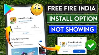 Free Fire India Install Button Not Showing |Free Fire India Download|How To Download Free Fire India