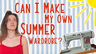 Can I Sew My Own Dream Summer Wardrobe As A Beginner - Top - Ep. 1