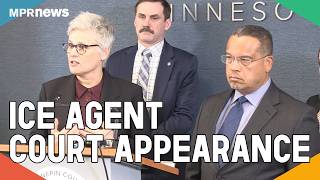 Attorney General Ellison and Hennepin County Attorney Moriarty on ICE agent court appearance