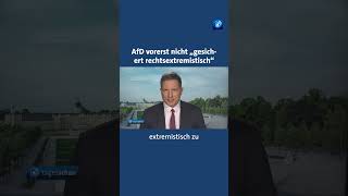 Gerichtsentscheidung: AfD vorerst nicht „gesichert rechtsextremistisch“ #nachrichten #tagesschau