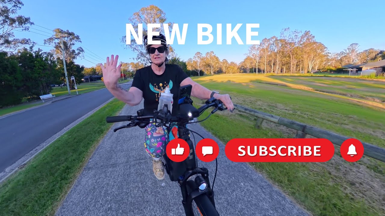 Trying out my new e-bike — a Cube Nuride #insta360x5 #seniorhealth