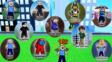 ROBLOX - How To Get 11 BADGES in Find The Daves - Gameplay - iOS / Android & PC Games