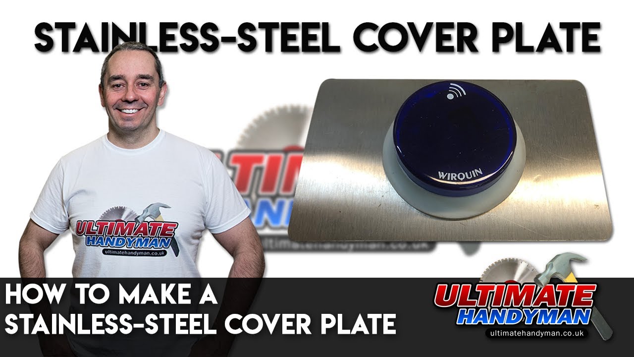 How to make a stainlesssteel cover plate YouTube