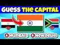 Guess The Capital City🌍 | From Easy to ELITE😈