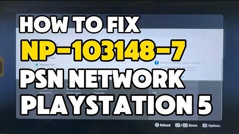 How To Fix PS5 Error NP-103148-7 There was an issue when connecting to your PlayStation