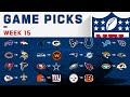 Week 15 Game Picks! | NFL 2020