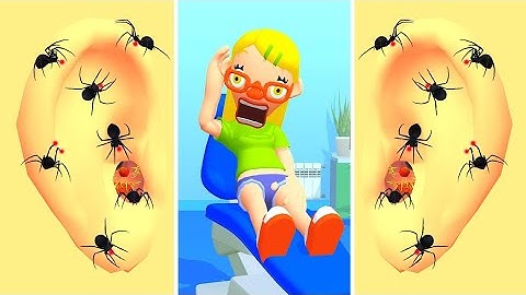 Earwax Clinic in Max Level iOS,Android Gameplay Walkthrough All Trailers Update Game Mobile QWEHGUTM