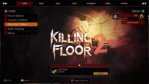 Killing Floor 2 New Menu Screen???!!!