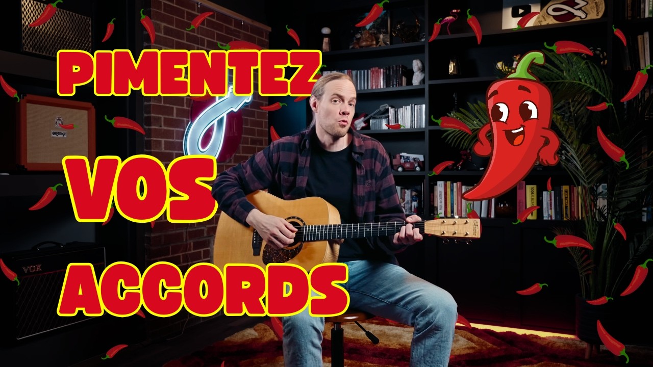 Mettez du piquant à vos accords de base à la guitare