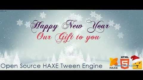 GTween Video demo - Open Source Haxe Tween Engine