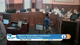 City of Kalamazoo - May 13, 2026 Historic Preservation Commission