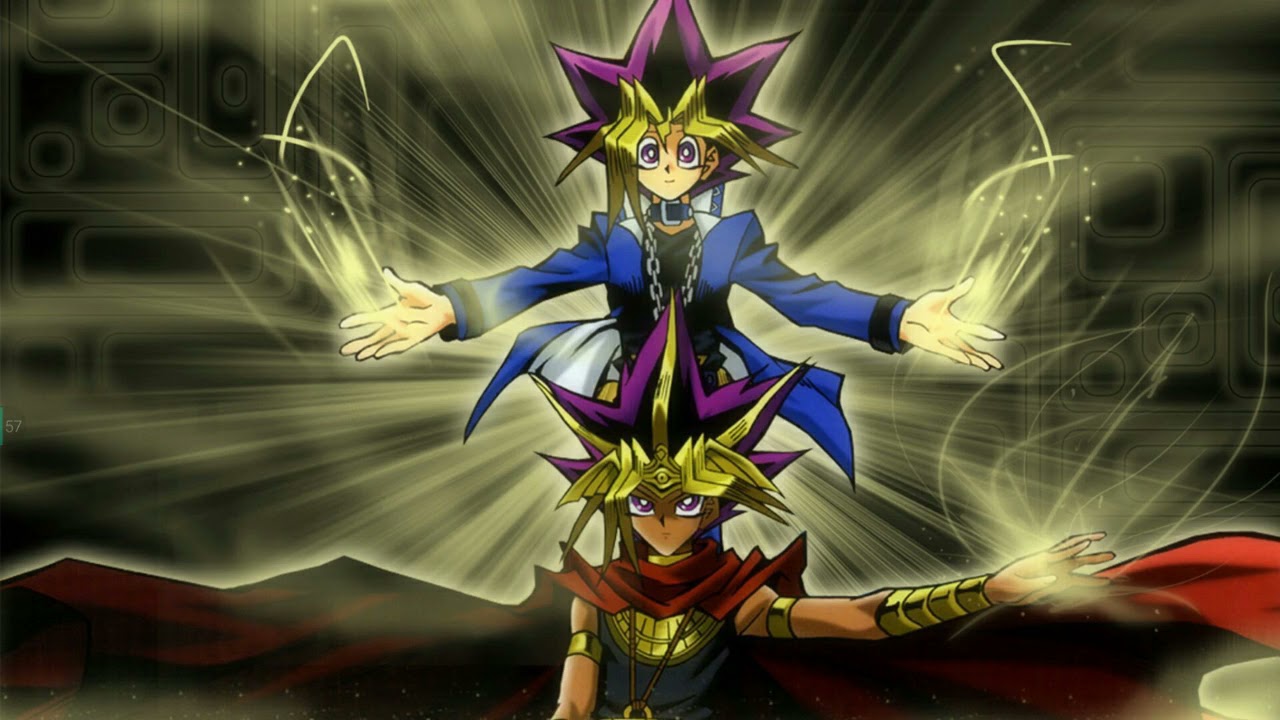 Yugi and Yami in the hall of fame