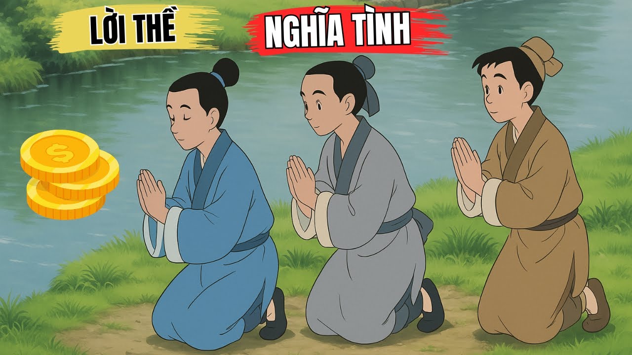 BA ĐỒNG TIỀN kết nghĩa  bên bờ sông - KHI HOẠN NẠN GÕ CỬA – ai còn giữ trọn nghĩa thề năm xưa