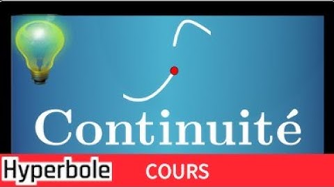 Fonction continue • Comprendre la définition • Le cours • Continuité • Terminale Spécialité Maths