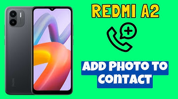 Redmi A2 Add Photo to Contact || How to add photo to contacts || Contacts settings