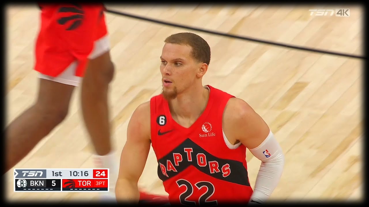 Malachi Flynn Drains Back to Back 3's - Raptors vs Nets