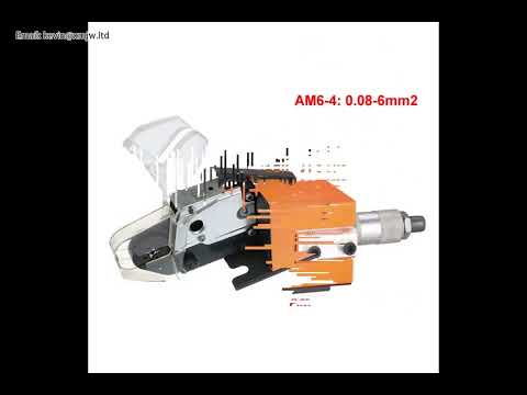 AM-6 Pneumatic Terminal Crimping Machine for 0.08-6mm² Pre-Insulated Terminals