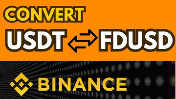 How to CONVERT USDT to FDUSD on Binance | Beginner