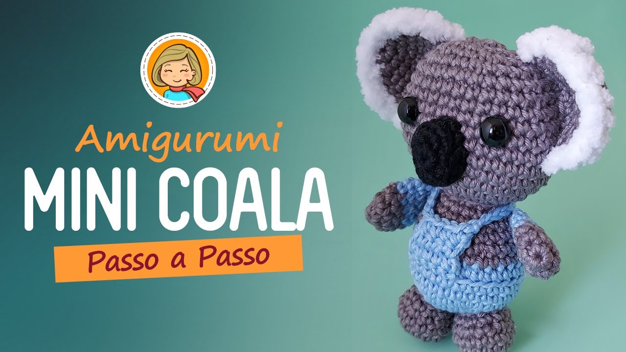 Coala - Amigurumi Passo a Passo - Por Glê Negri