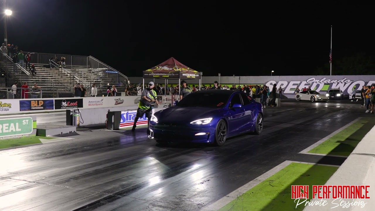 Tesla S Runs 9.45 at 145MPH Street-Legal High Performance Private Sessions