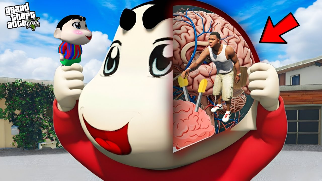 GTA 5: Franklin Control Shinchan's Brain To Destroy Los Santos! | GTA V Bangla Gameplay