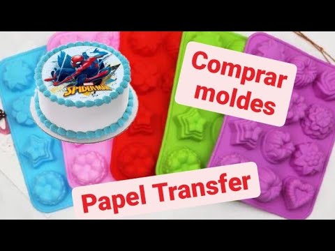 dónde comprar moldes de silicona moldes de gelatina papel transfer CDMX