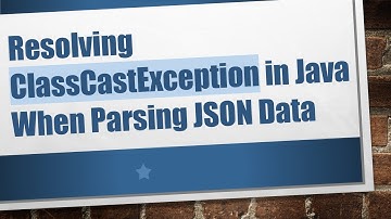 Resolving ClassCastException in Java When Parsing JSON Data