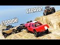 GTA 5 COPS & ROBBERS - ПУСЬКА Удирает от защитников Природы на ОГРОМНОМ Джипе по ГОРАМ!