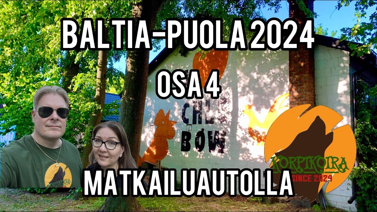 Baltia-Puola 2024 matkailuautolla. Osa 4. Chlēbówista Krakovaan.
