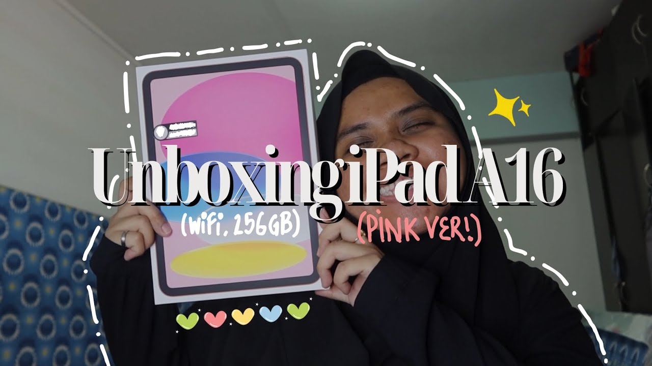 🩷 unboxing ipad a16 11th gen ✨