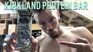 Cheaper and Better Than Quest? | Kirkland Cookies and Cream Protein Bar REVIEW