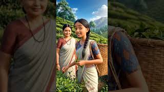 a beautiful day at a tea farm##tea farming. #virall shorts