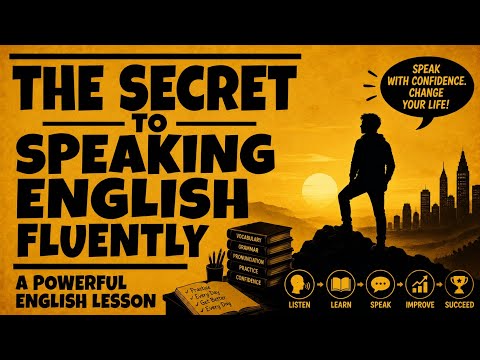 The Secret to Speaking English Fluently | A Powerful English Lesson