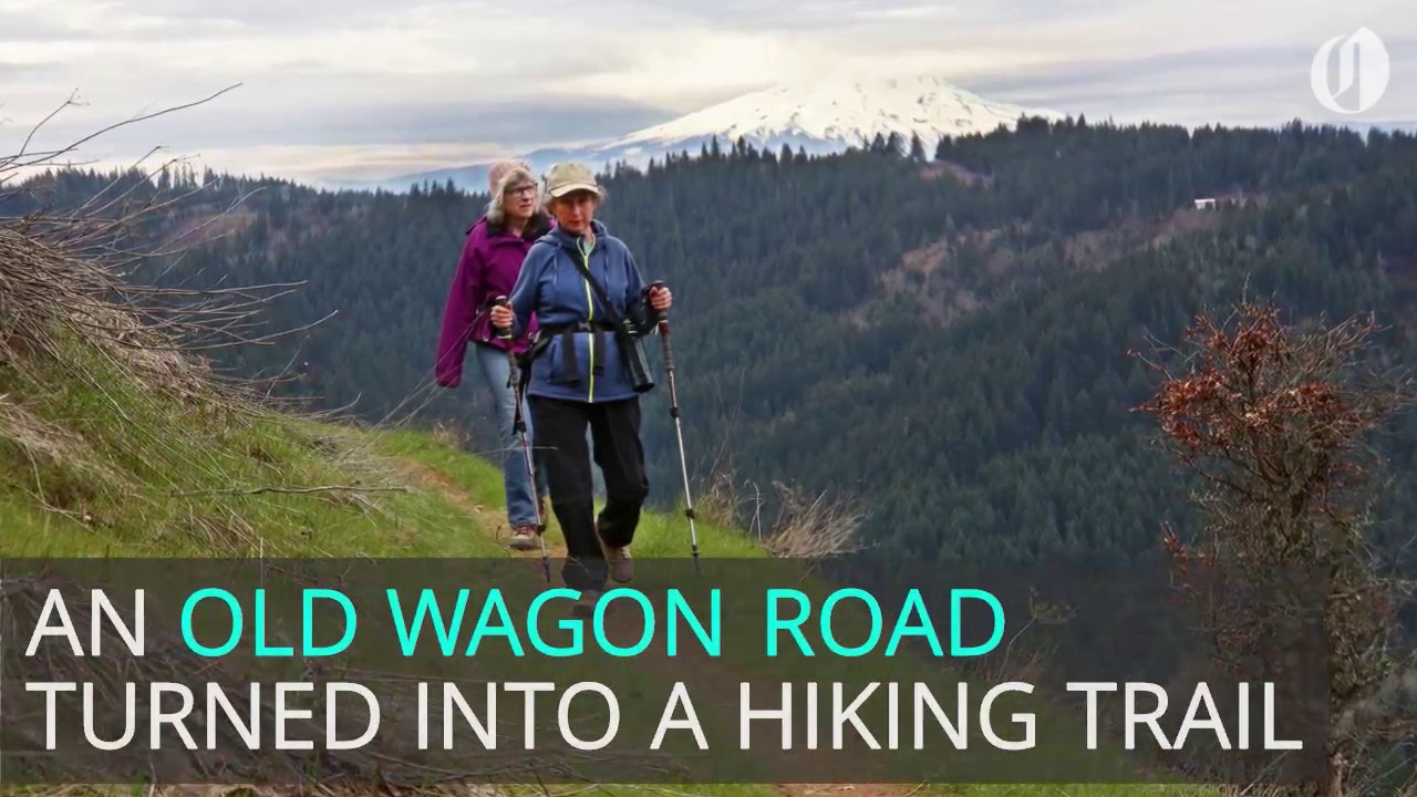 From wagon road to hiking trail behind the Columbia River YouTube