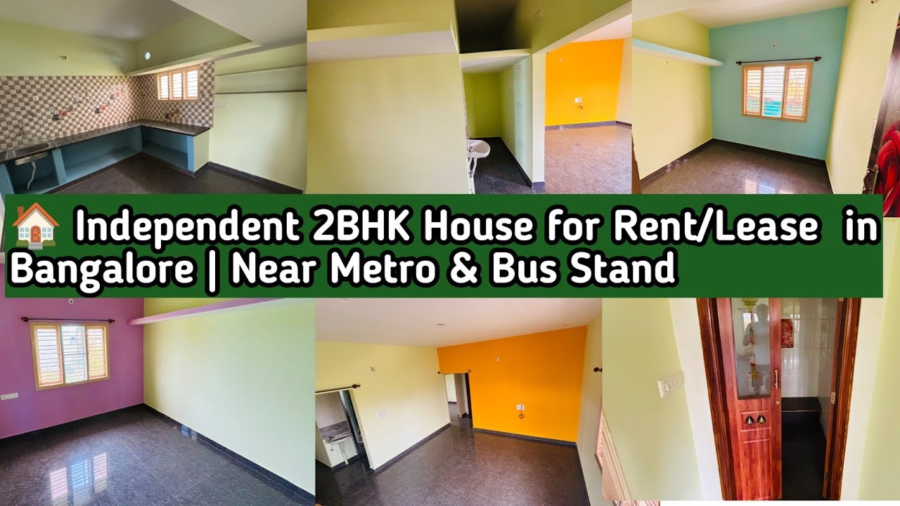  🔥 2BHK Independent House for Rent @ ₹7,000 | Prime Bangalore Location |🏠  Peaceful Location