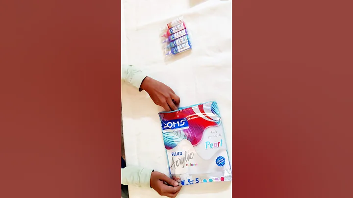 Doms Fluid Acrylic painting set Unboxing | Art Haul Video #shorts #youtubeshorts #viralvideo #doms