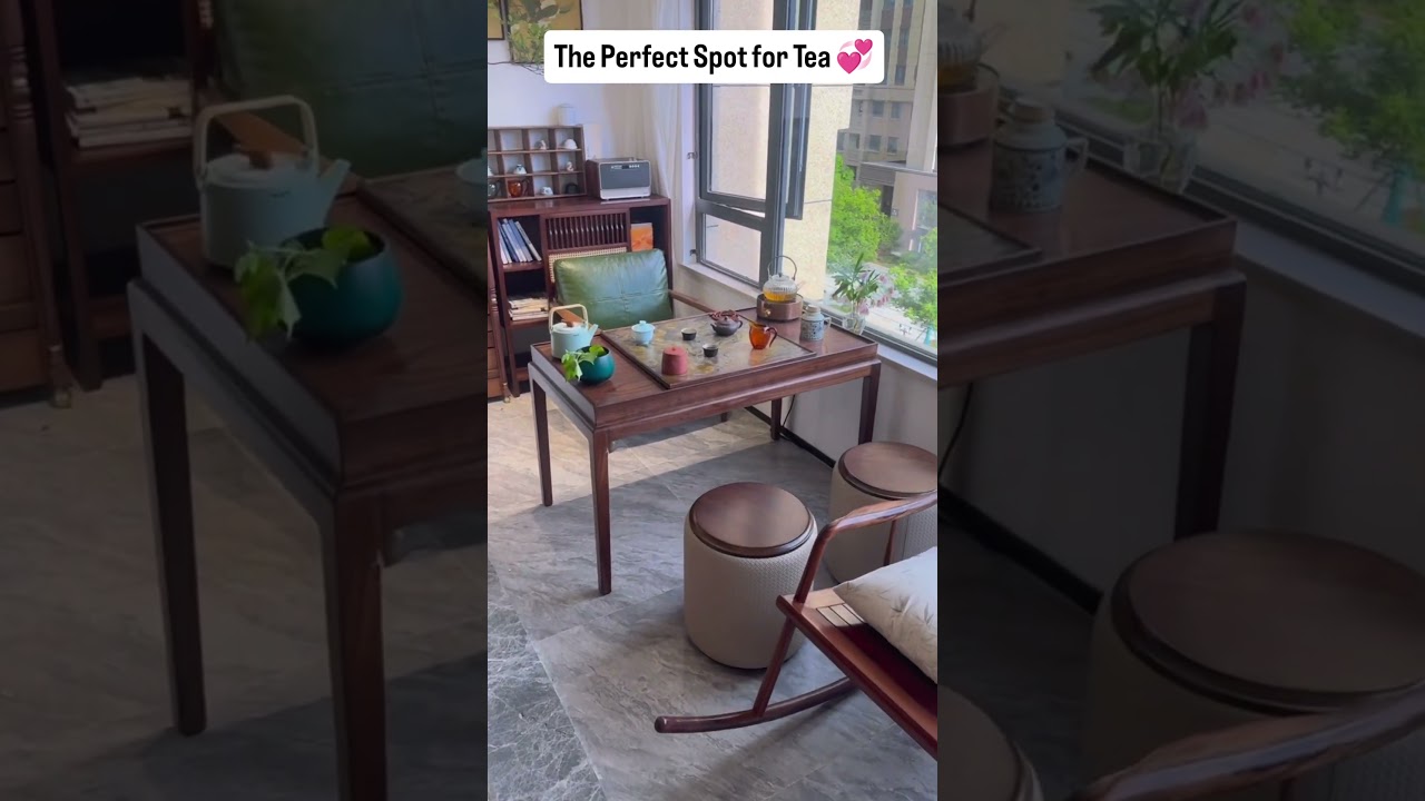 Cozy Tea Corner | Minimalist Home Decor | Peaceful Reading Nook 🌿✨