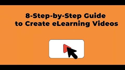 How to Create eLearning Videos: An 8 Step by Step Guide!🎥