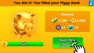 Football Strike - PIGGY BANK LEVEL 6 (5,000 CASH) OPENING! VIP BAG LUCKY SHOT!!