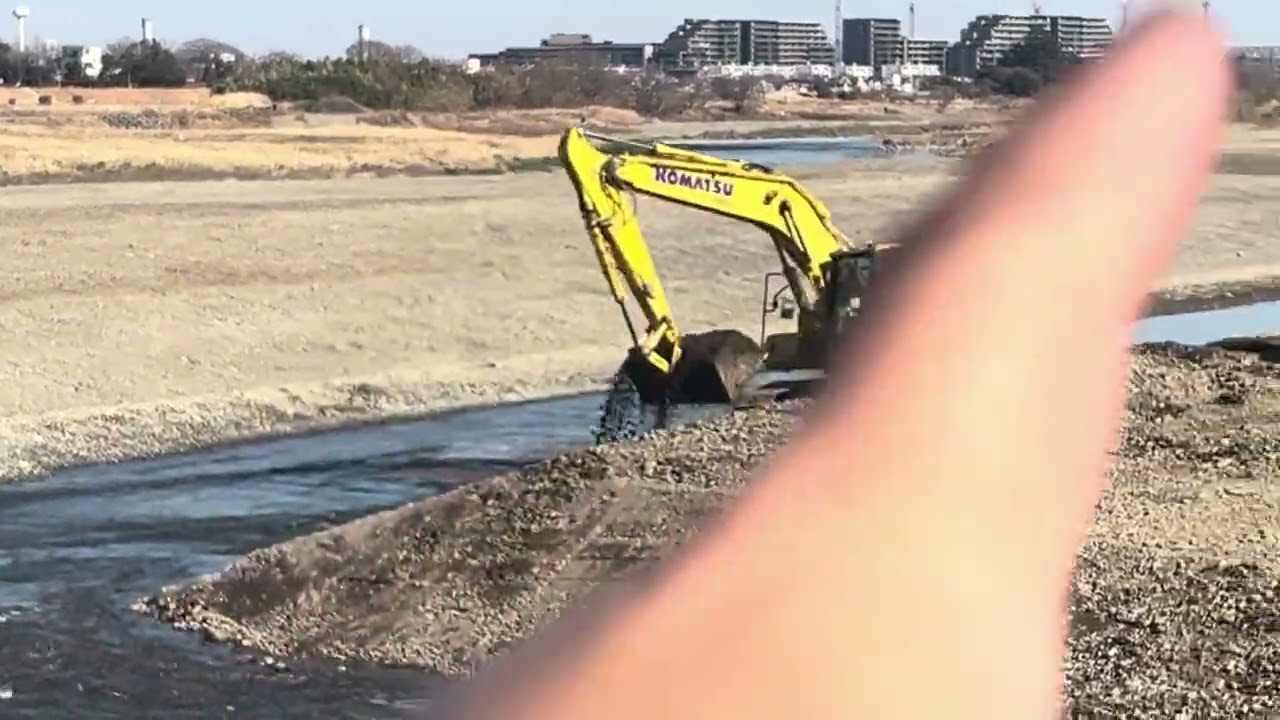 【多摩川事情】稲田堤堰下の工事について。　#多摩川おじさん 