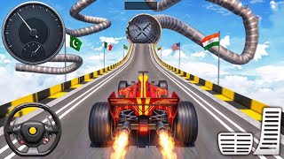 Formula Car Mega Ramp Extreme Racing - GT Car Formula Car Racing Stunts 3D - Android GamePlay screenshot 4