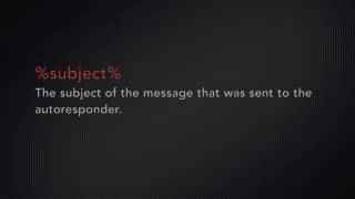 cPanel Tutorials  How to Use Autoresponders