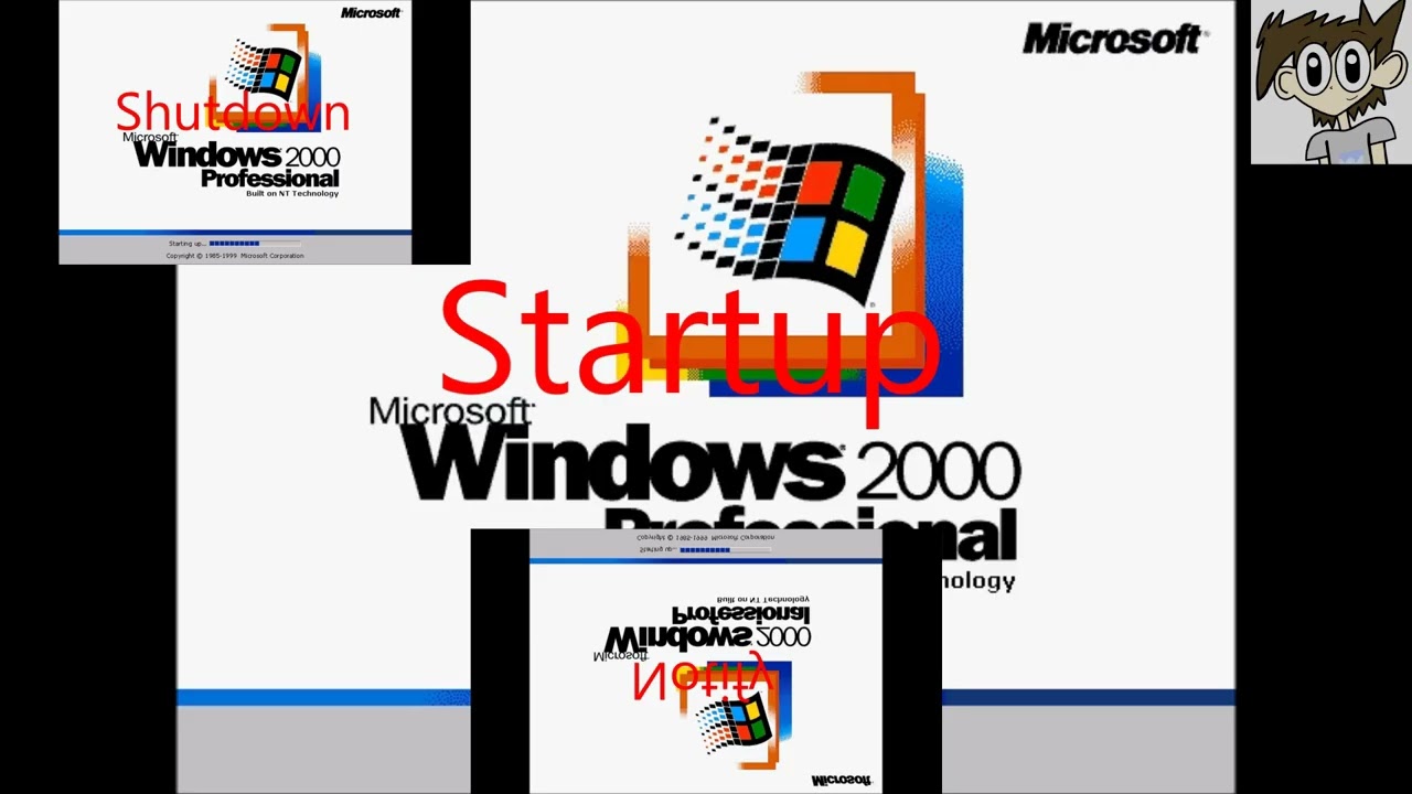 Microsoft Windows 2000 has a Sparta Blissful Serenity V1 Remix