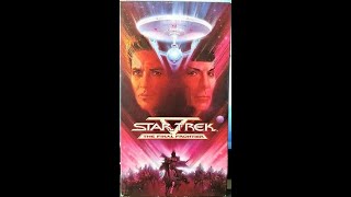 Opening To Star Trek V:The Final Frontier 1989 VHS
